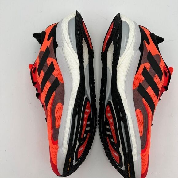 adidas SOLARBOOST 3 Shoes - Solar Red | Men's 13 running training Neon - Picture 6 of 11